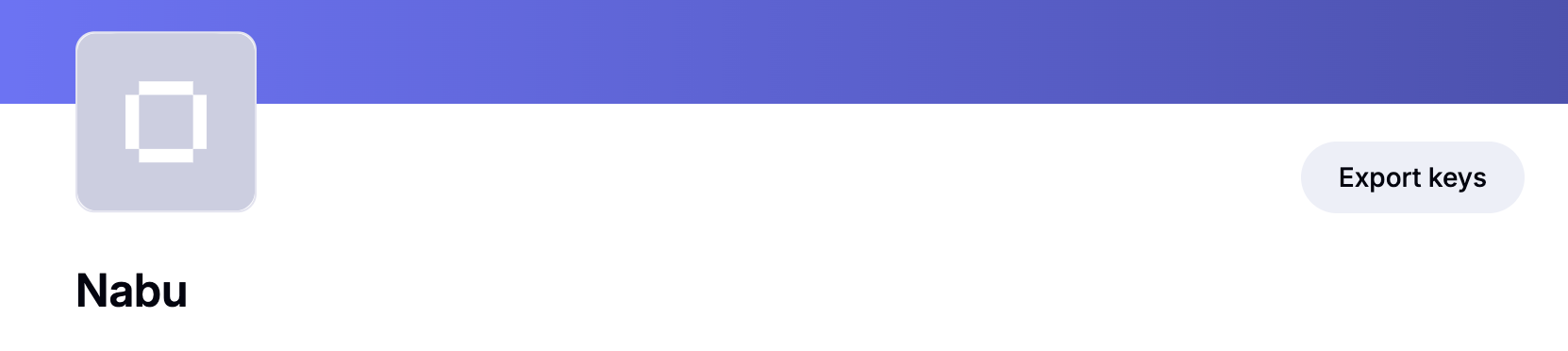 Privy Export keys dialog